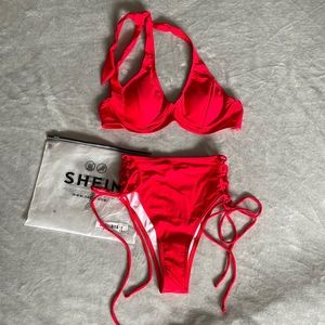 Shein Red Bikini